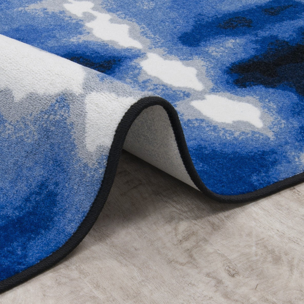 Sound Off 10'9" X 13'2" Area Rug, Color Cobalt