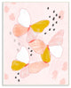 Kids Abstract Pink Butterfly Design, 10"x15"