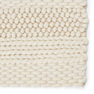 Jaipur Living Lagom Handmade Solid Area Rug, Ivory, 5'x8'