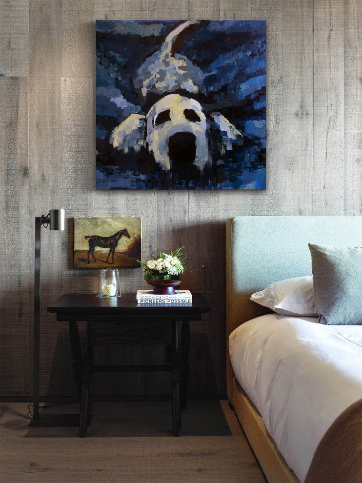 "Out for a Swim" Painting Print on Wrapped Canvas, 32"x32"