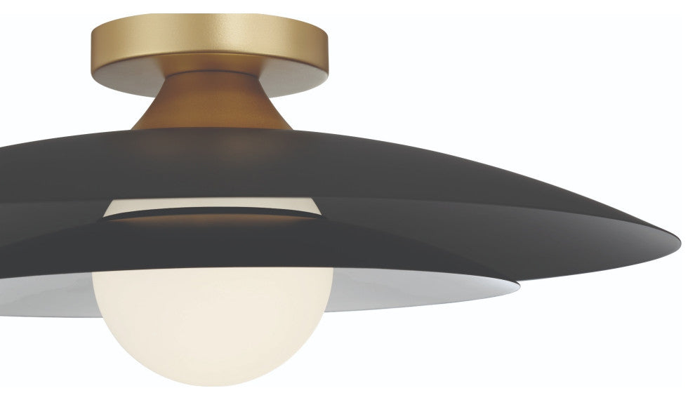Welsh 1 Light LED 18" Sconce, Black