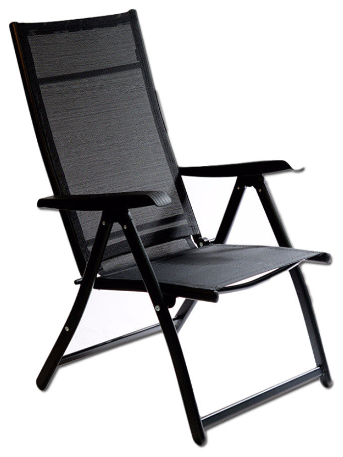 Heavy Duty Adjustable Reclining Folding Chair, Set of 4