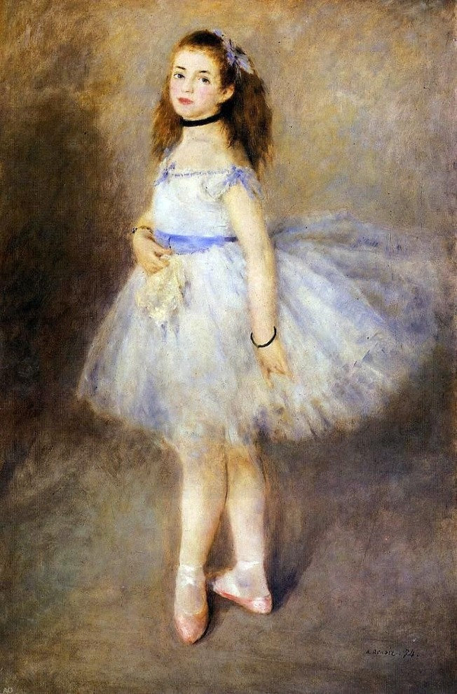 Pierre Auguste Renoir Dancer, 18"x27" Gallery Wrapped Canvas Print