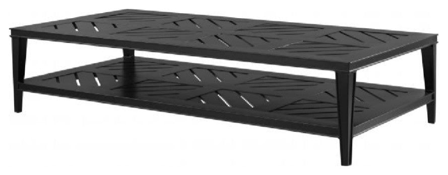 Black Rectangular Outdoor Coffee Table | Eichholtz Bell Rive