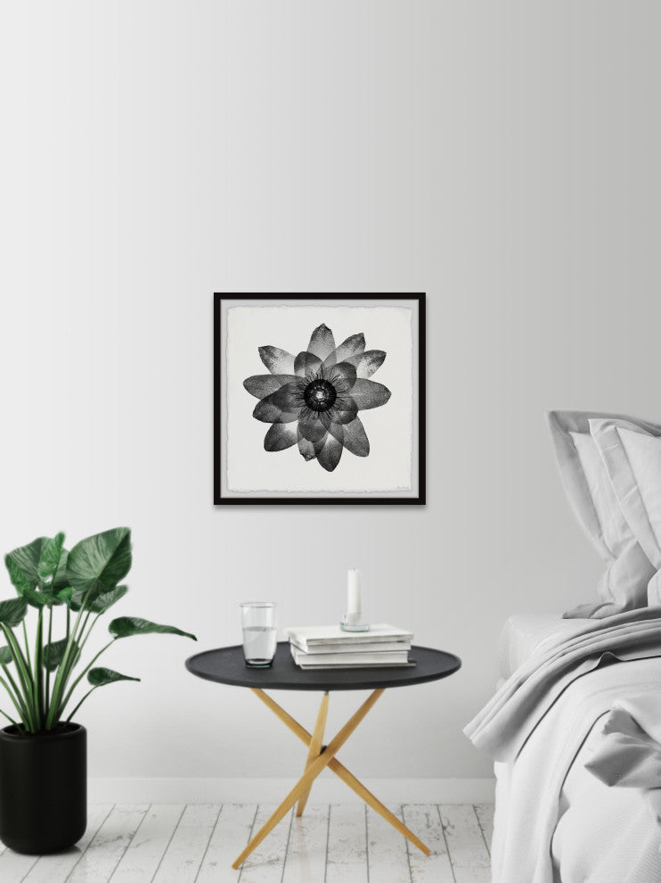"Floral Harmony" Framed Painting Print, 24x24