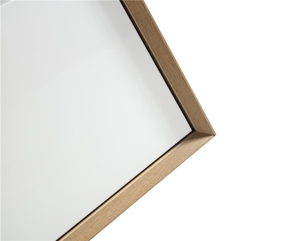 Ashley 48'' Floating Vanity, Acrylic Top, Single Sink, Gloss White