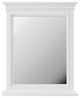 Eviva Britney 24" x 30" Rectangular White Wooden Framed Mirror