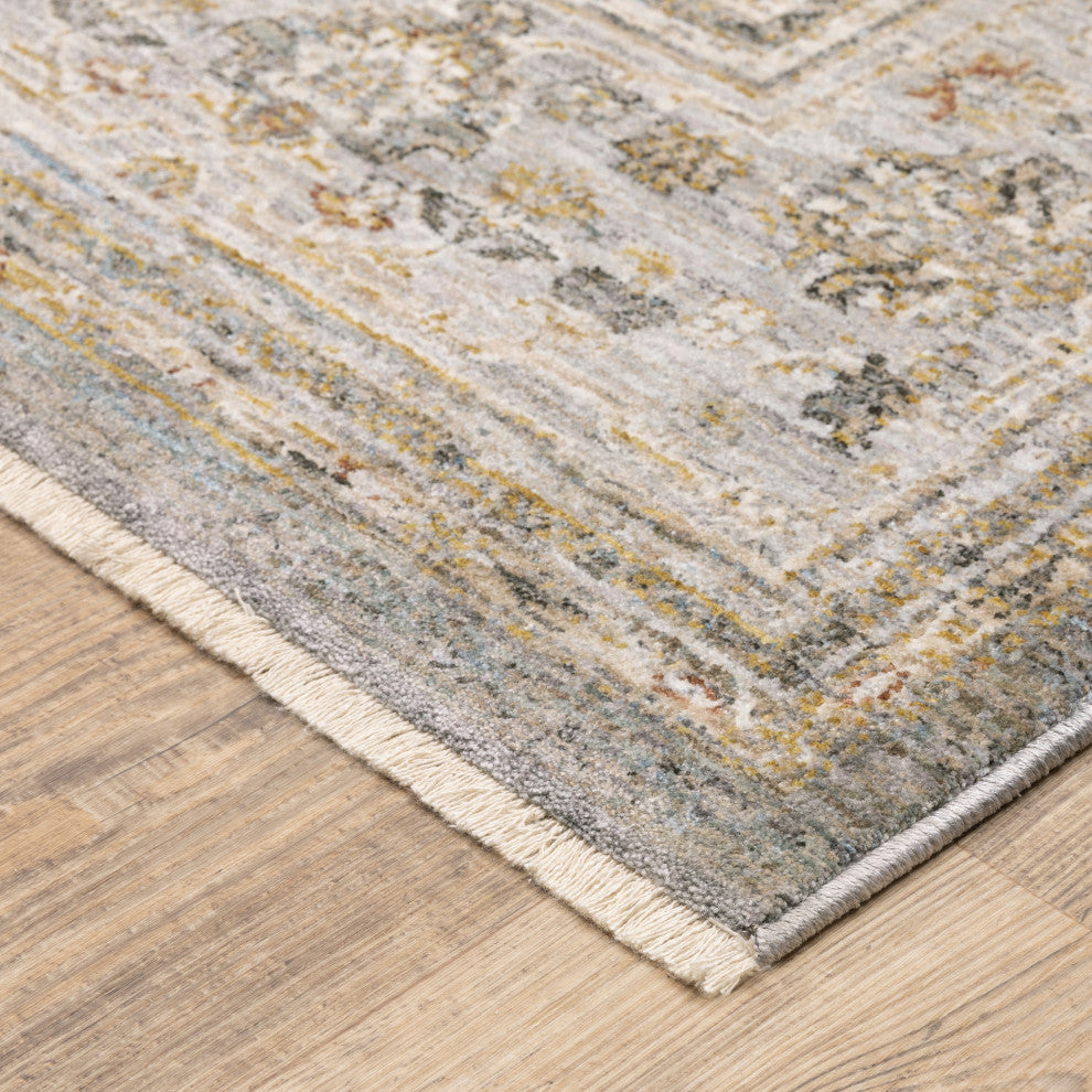 Maharaja 040M1 Beige/Grey 2' x 3' Rug