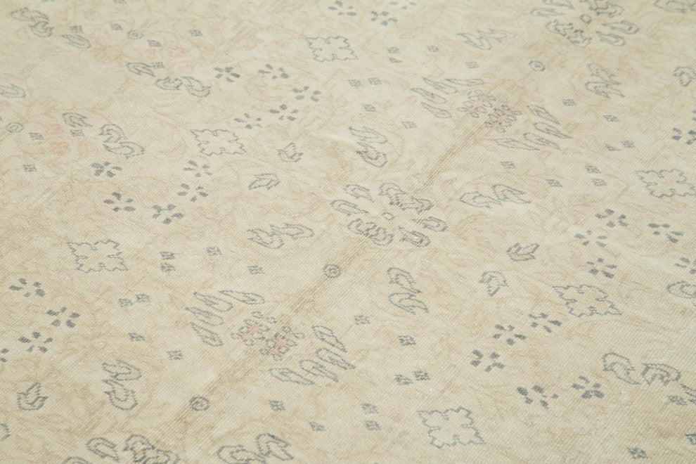Rug N Carpet - Handwoven Oriental 6' 7'' x 9' 7'' Distressed Area Rug