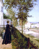 Camille Pissarro Road from Versailles to Louveciennes Gallery Wrapped Canvas