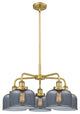 Innovations Cone 5 26" Chandelier Brushed Brass