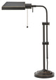 Pharmacy Table Lamp With Adjustable Pole, Dark Bronze
