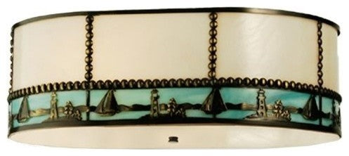 18 Long Sailboat Fan Light Shade