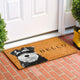 Calloway Mills Black Schnauzer Doormat, 24"x36"