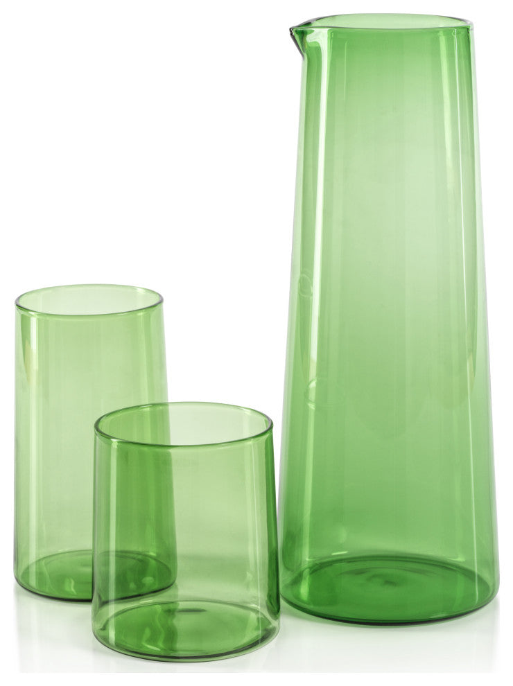 Lorient Glass Pitcher, Fern Green