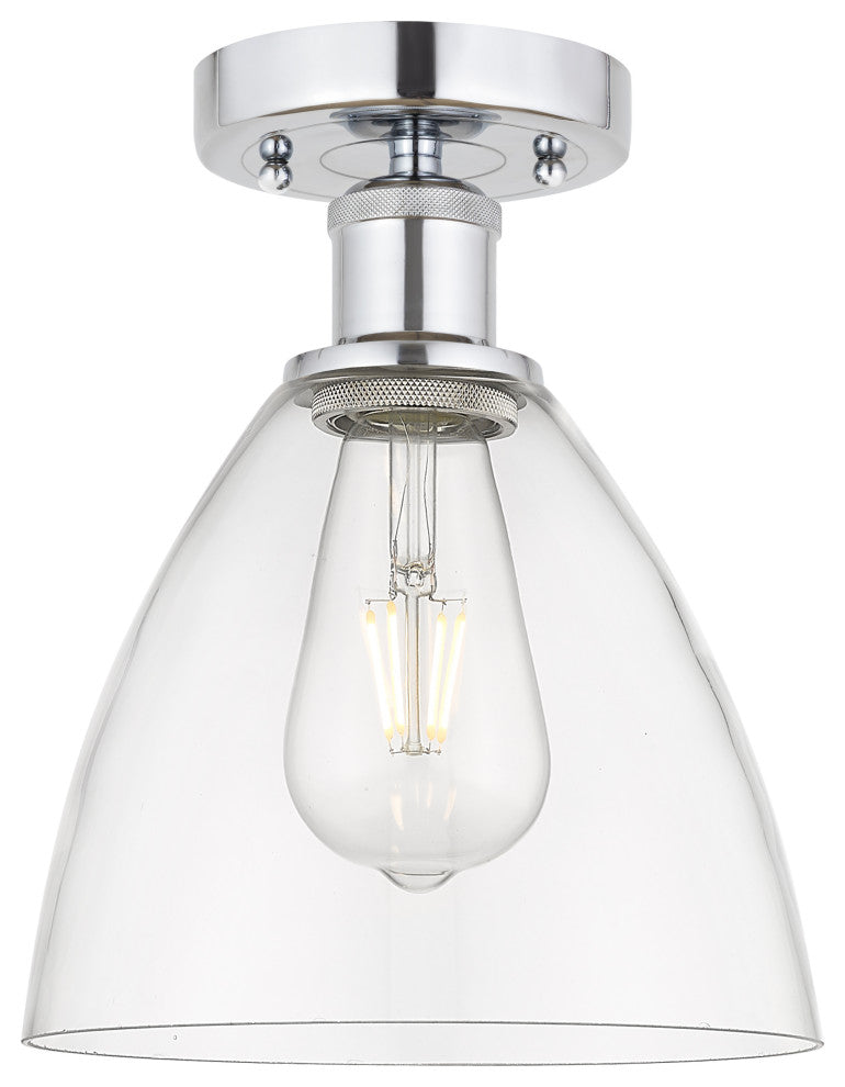 Innovations 616-1F-PC-GBD-752 1 Light Semi-Flush Mount, Polished Chrome