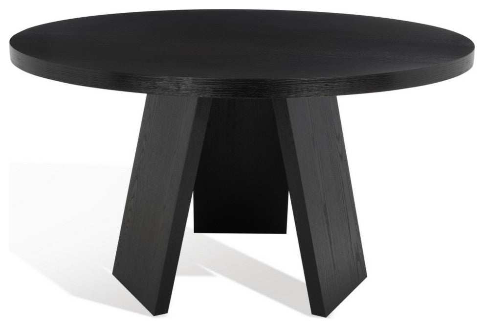 Safavieh Couture Julianna 54" Wood Dining Table, Black
