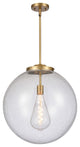Beacon Pendant, Brushed Brass, Seedy
