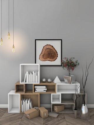 "Grow Old" Framed Painting Print, 32x32