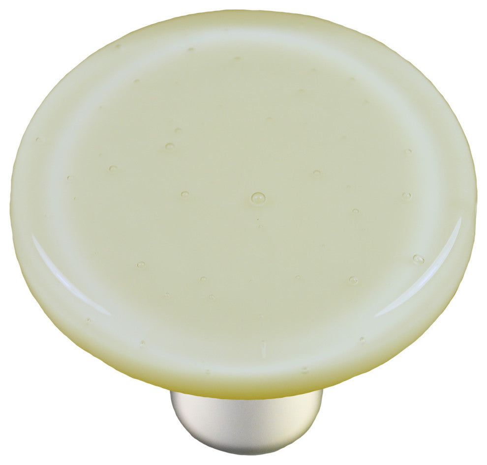 Driftwood Gray Knob Round, Black Post