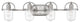 Hinkley Clancy Bath 4-Light Vanity, Brushed Nickel With Clear Glass