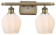 Innovations 516-2W-AB-G461-6 2 Light Bath Vanity Light, Antique Brass