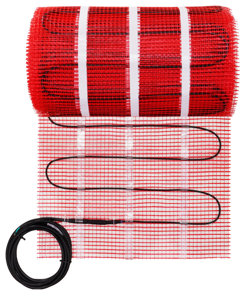 VEVOR Floor Heating Mat Copper Core Electric Warm Tile, 100 Sq.ft 1200w