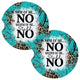 First of All No Second of All Funny Snarky Coasters for Car Cup Holders Set of