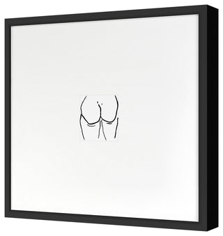 Booties 2 Fine Art Print, Black, 27"x26"