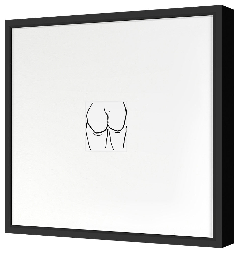 Booties 2 Fine Art Print, Black, 27"x26"