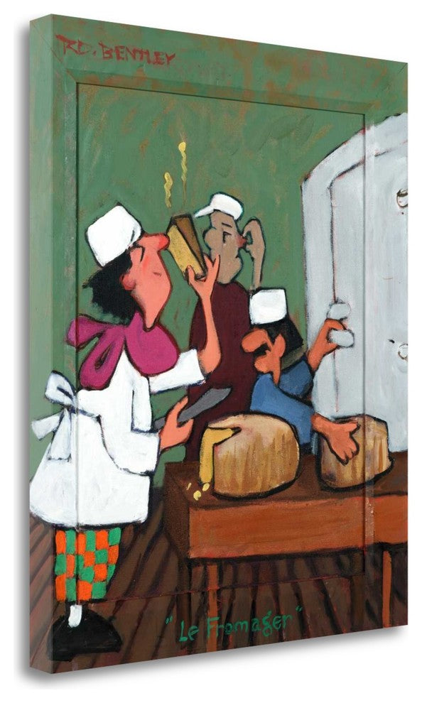 "Le Fromager" By Robert Dewar Bentley, Giclee Print on Gallery Wrap Canvas