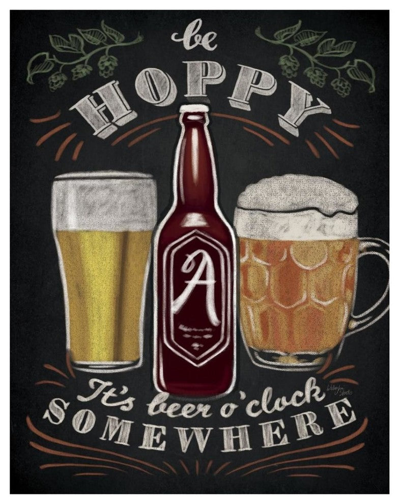 "Beer O Clock I" Digital Paper Print by Wellington Studio, 30"x37"