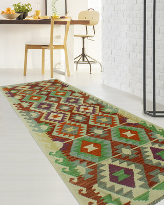 Sangat Kilim Kamile Ivory Runner