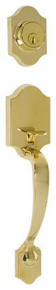 Callan Chatham, Bright Brass, Single Cylinder Handle Set