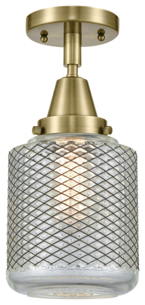 Innovations Lighting 447-1C-AB-G262 Stanton 1 Light 6" Flush Mount