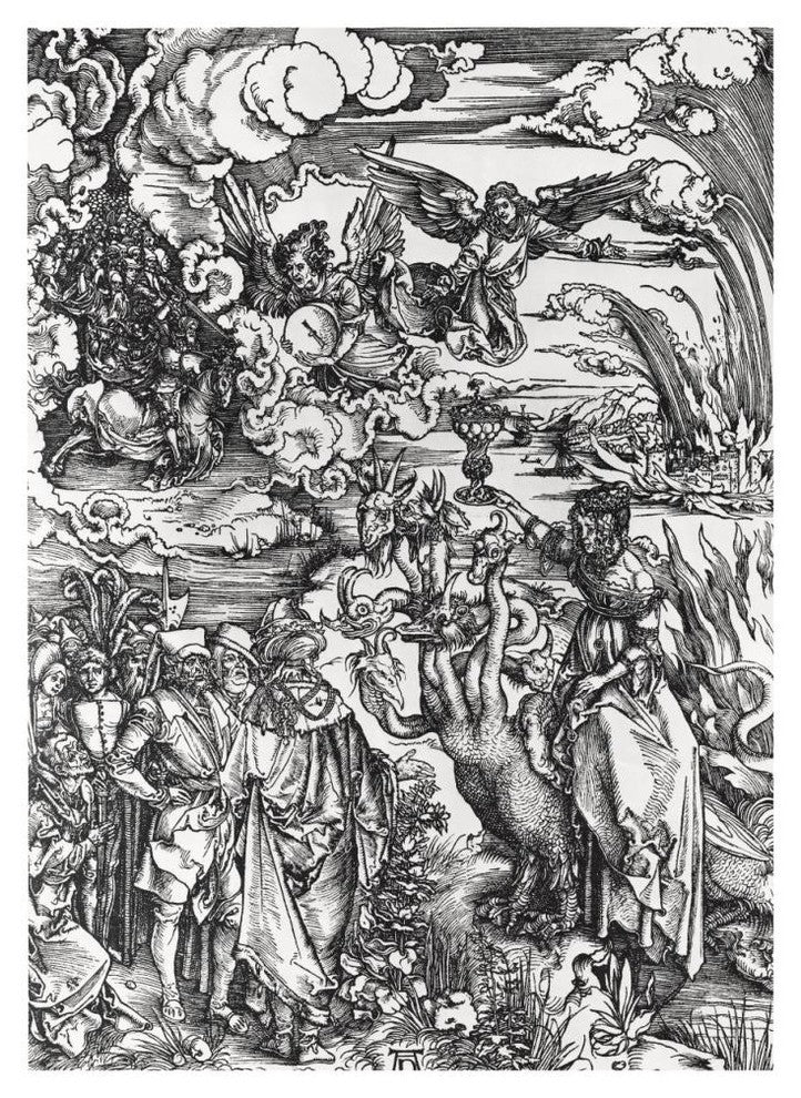 "The Beast With Two Horns Like a Lamb" Paper Print by Albrecht Durer, 33"x46"