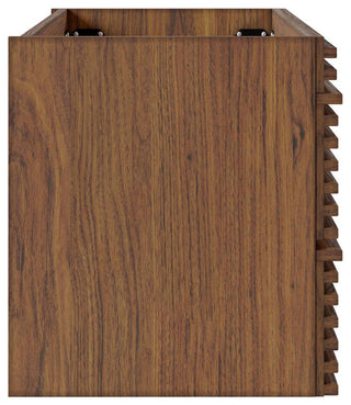 Render 30" Wall-Mount Bathroom Vanity, Walnut