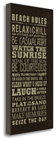 "Beach Rules" By Jim Baldwin, Giclee Print on Gallery Wrap Canvas, Ready to Hang