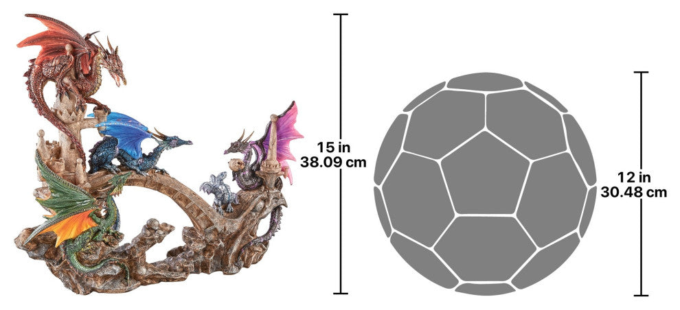 Combat of Valhalla Dragon Statue