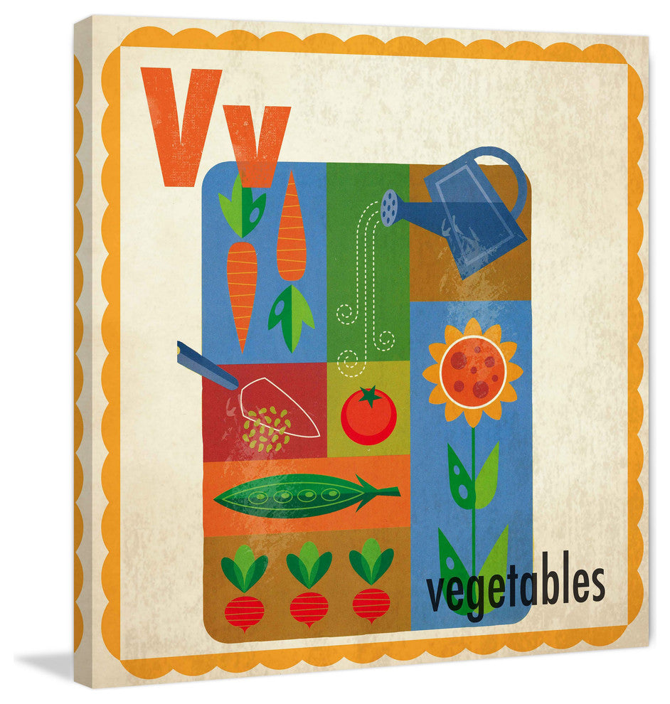"Vegetables" Painting Print on Canvas by Curtis