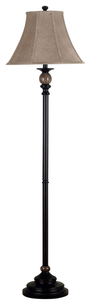 Kenroy 20631ORB 1-Light Floor Lamp, Plymouth