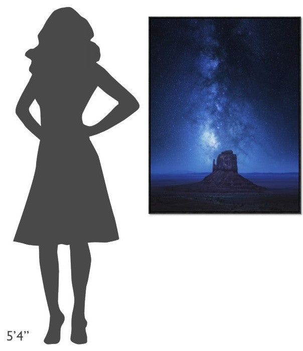 "Monument Milkyway" Framed Canvas Giclee by Juan Pablo De, 31x41"