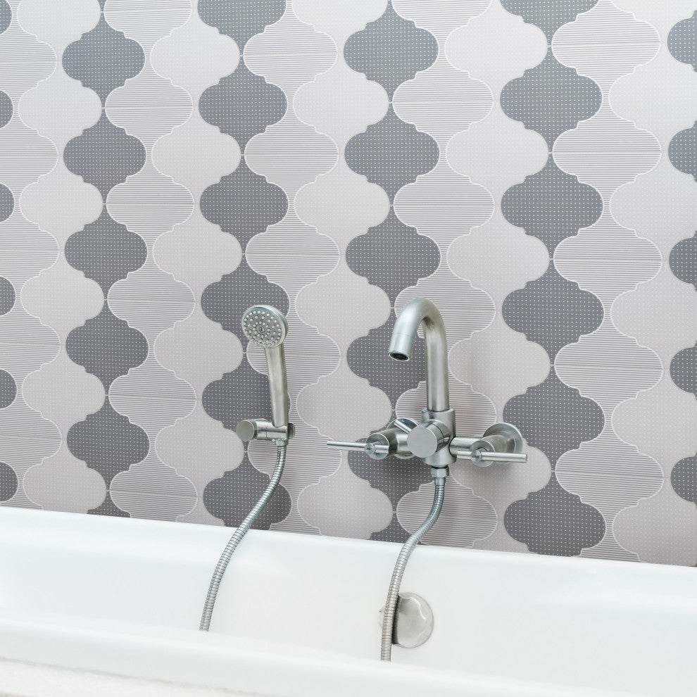 SomerTile Apreggio Rondo Provenzal 6-1/4" x 12-3/4" Floor and Wall Tile