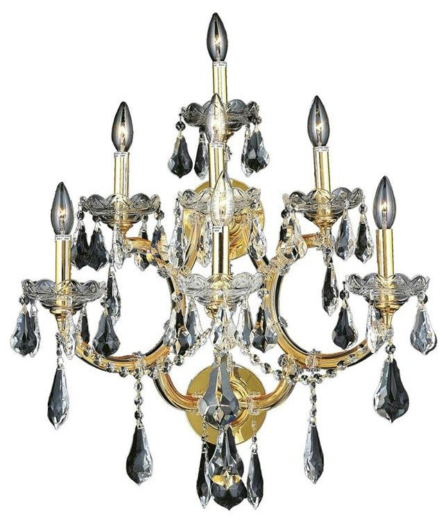 2801 Maria Theresa Collection Wall Sconce, Clear, Royal Cut