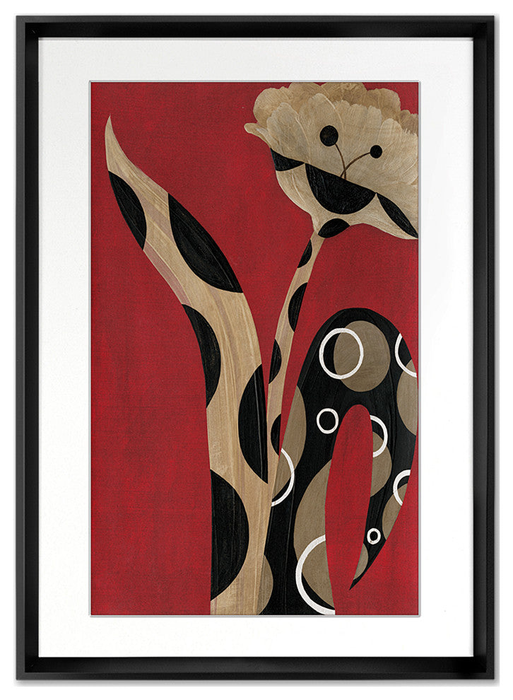 Exotic Bloom Fine Art Print, Black, 26"x18"
