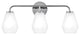 Lark Gio 24" Three-Light Bath Vanity Fixture, Chrome