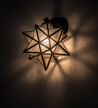 10W Moravian Star Wall Sconce