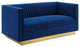 Sanguine Vertical Channel Tufted Performance Velvet Loveseat EEI-4530-NAV