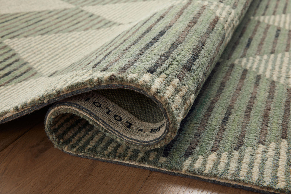 Chris Loves Julia x Loloi Francis Area Rug, Spa / Granite, 11'-6" X 15'