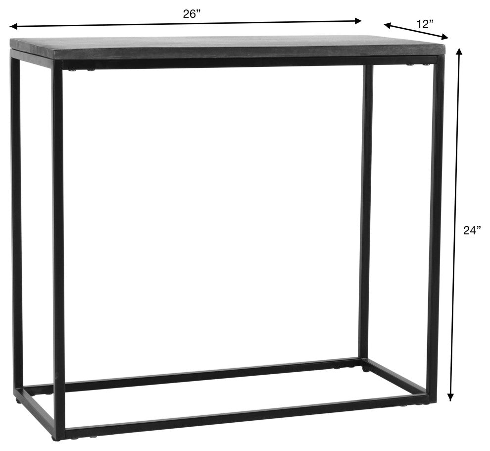 Surya Aryaa Yaa-011 End Table 24"Hx26"Wx12"D
